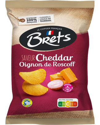 BRET'S CHIPS SAVEUR CHEDDAR OIGNONS