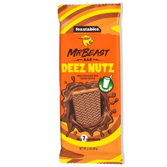 MrBeast Feastables Chocolate Bar Deez Nutz