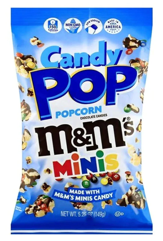 Candy Pop Popcorn M&m's Minis 149g DDM MAI/24