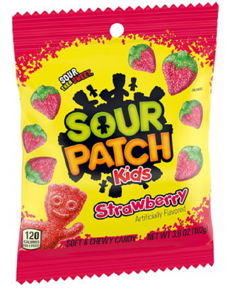 SOUR PATCH KIDS STRAWBERRY 102GR